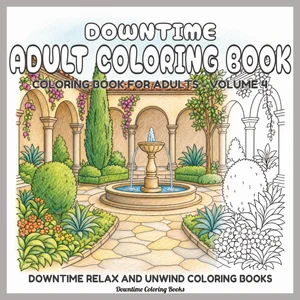 Cover of Downtime Adult Coloring Book