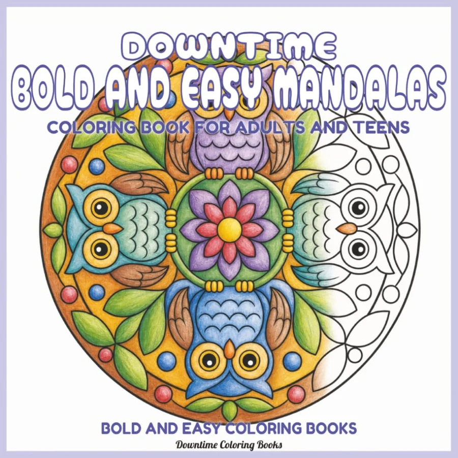 Cover of Downtime Bold and Easy Mandalas