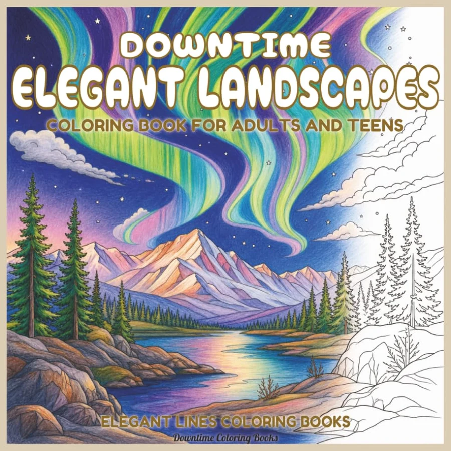 Cover of Downtime Elegant Landscapes