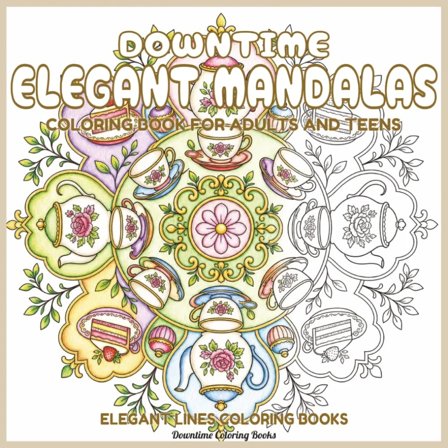Cover of Downtime Elegant Mandalas