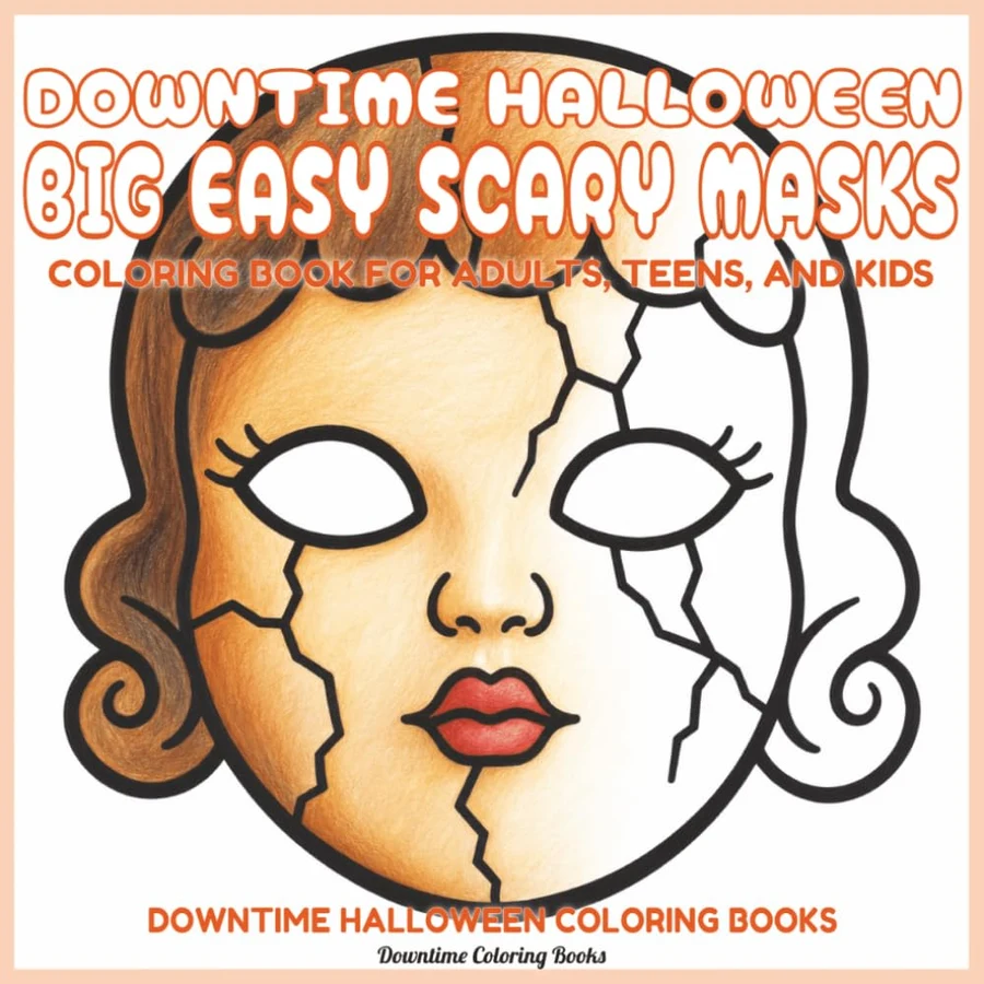 Cover of Downtime Halloween Big Easy Scary Masks