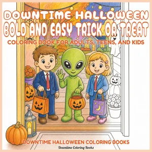 Cover of Downtime Halloween Bold and Easy Trick or Treat