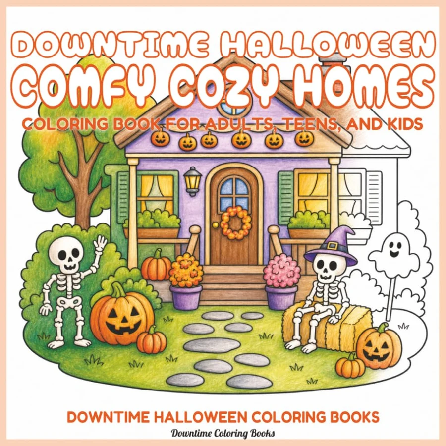 Cover of Downtime Halloween Comfy Cozy Homes