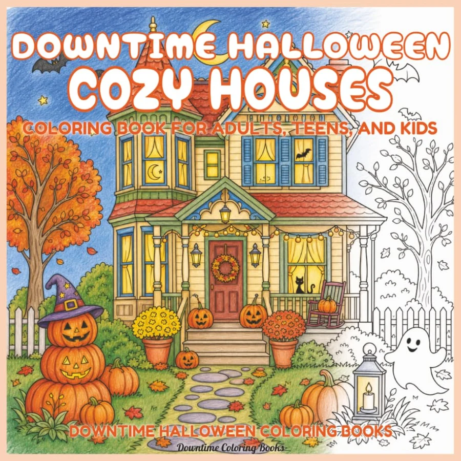 Cover of Downtime Halloween Cozy Houses