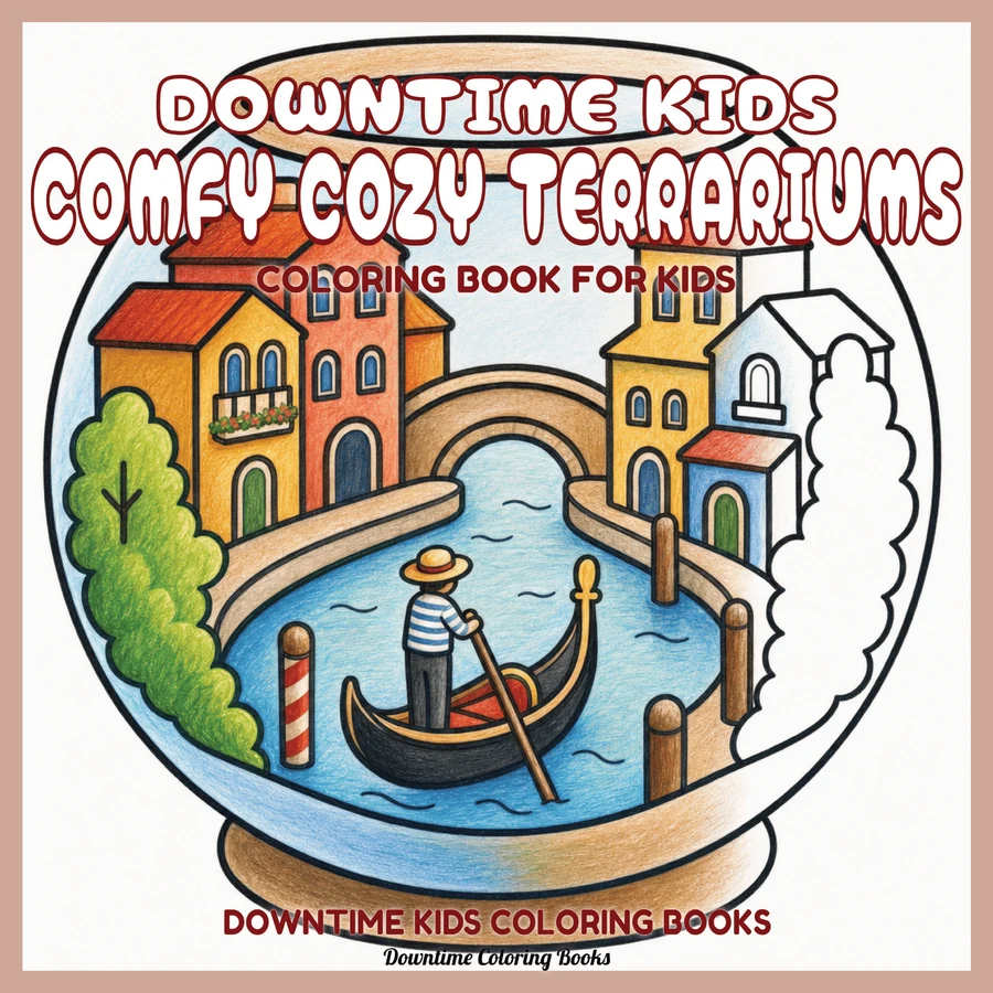 Cover of Downtime Kids Comfy Cozy Terrariums